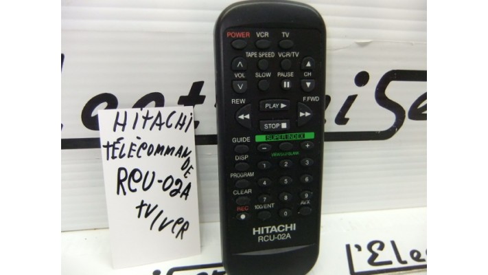 Hitachi RCU-02A remote control.